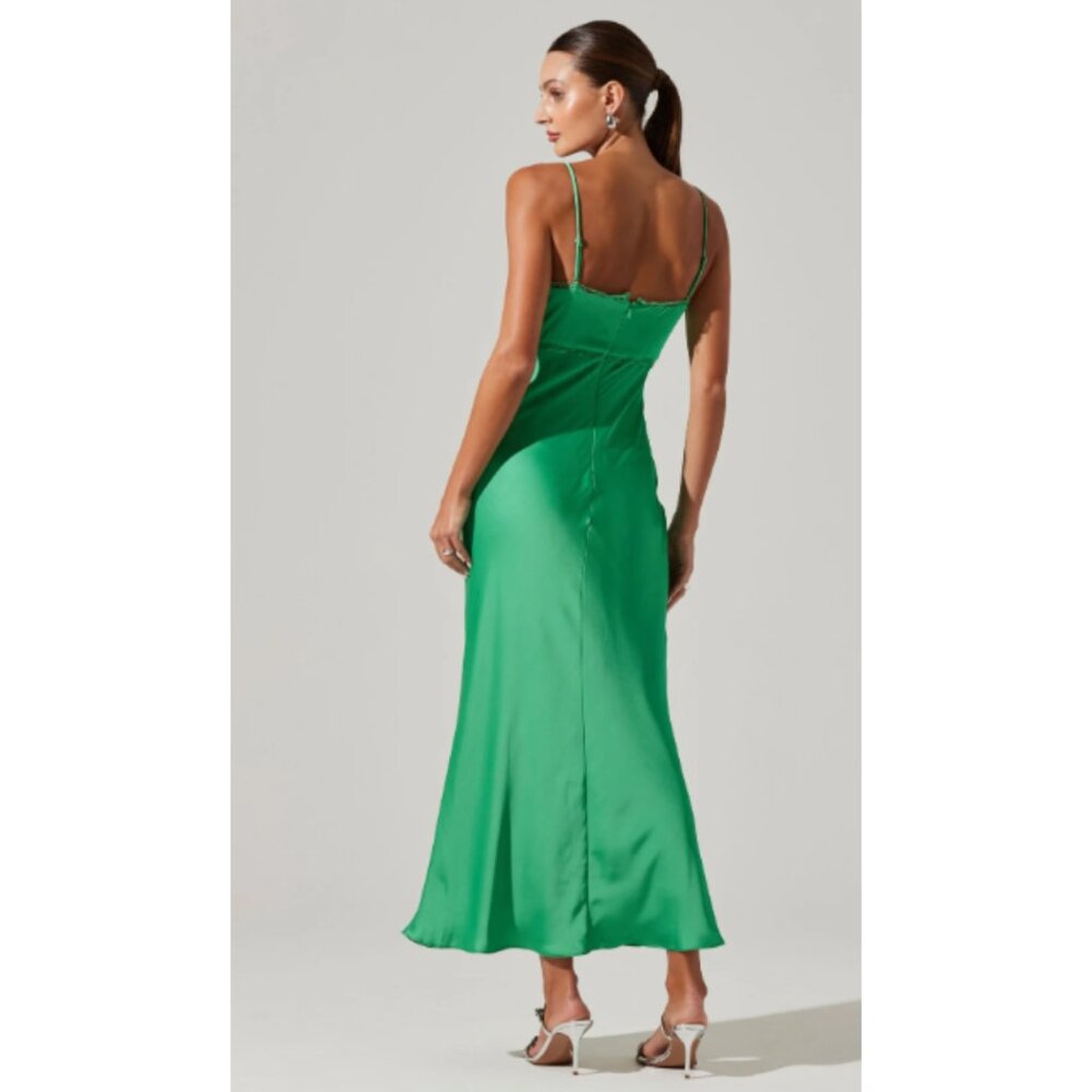 Florianne Satin Maxi Dress